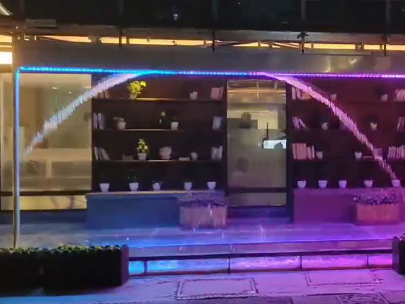 杭州梦想小镇数据水帘